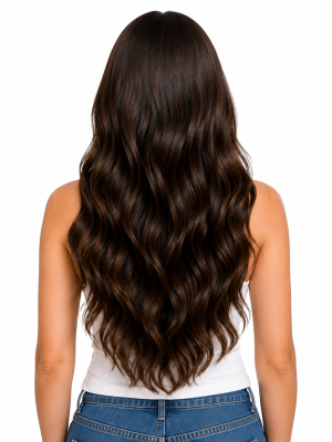 hco-demo-back-view Wrap-Around Ponytail Extension